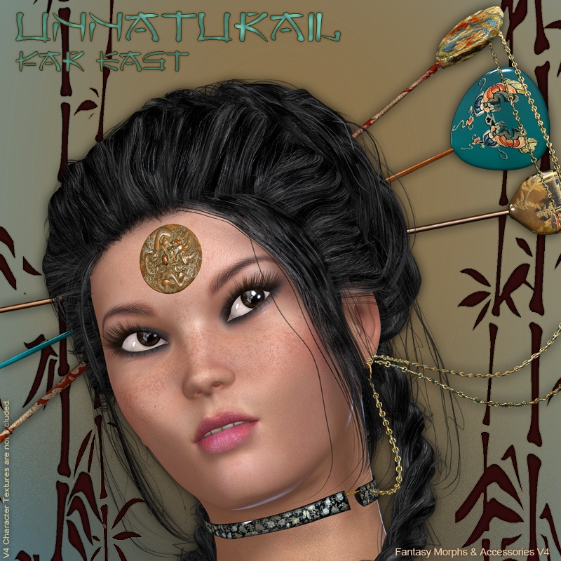 UnNatural 3  Far East  -  Morphs & Accessories V4 by N/A