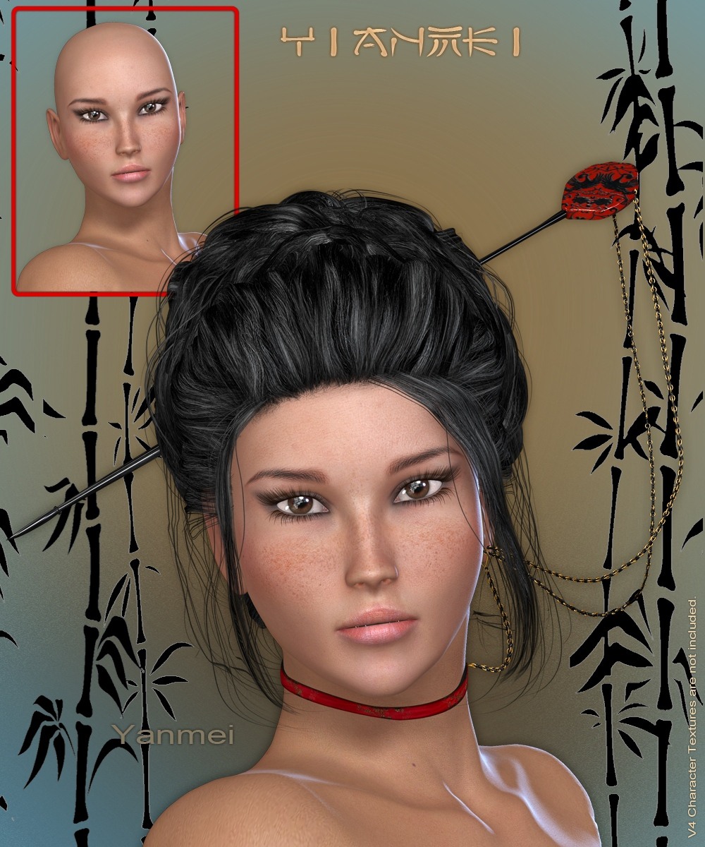 UnNatural 3  Far East  -  Morphs & Accessories V4 by N/A