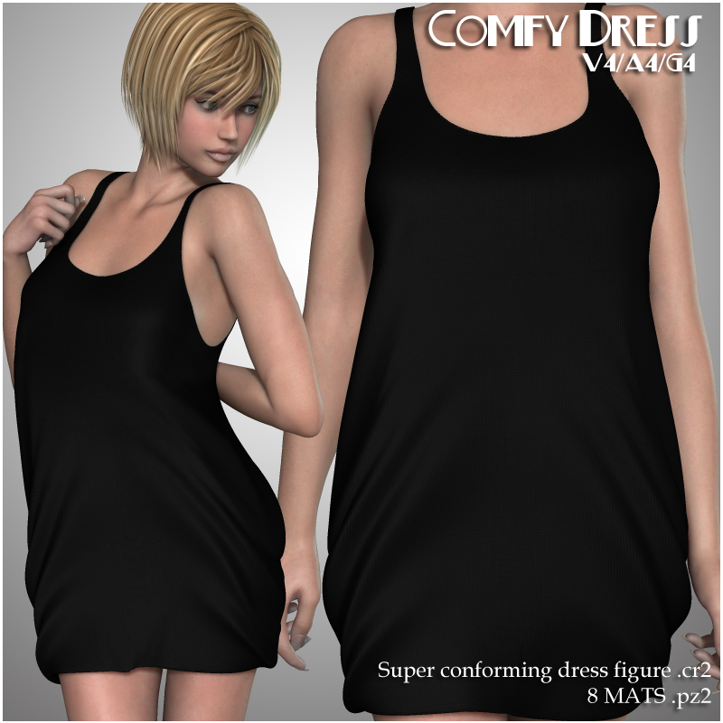 Comfy Dress V4-A4-G4 by N/A