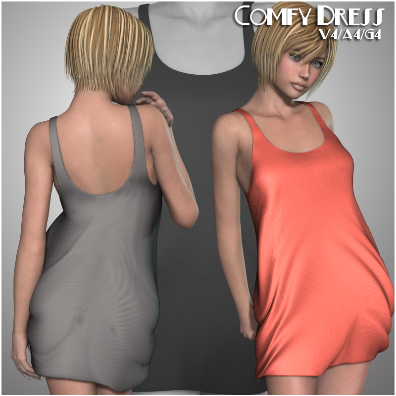 Comfy Dress V4-A4-G4 by N/A