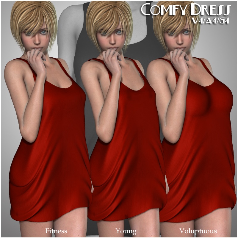 Comfy Dress V4-A4-G4 by N/A