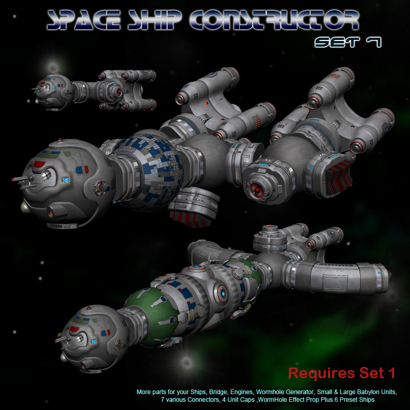 Space Ship Constructor Set 7 by N/A