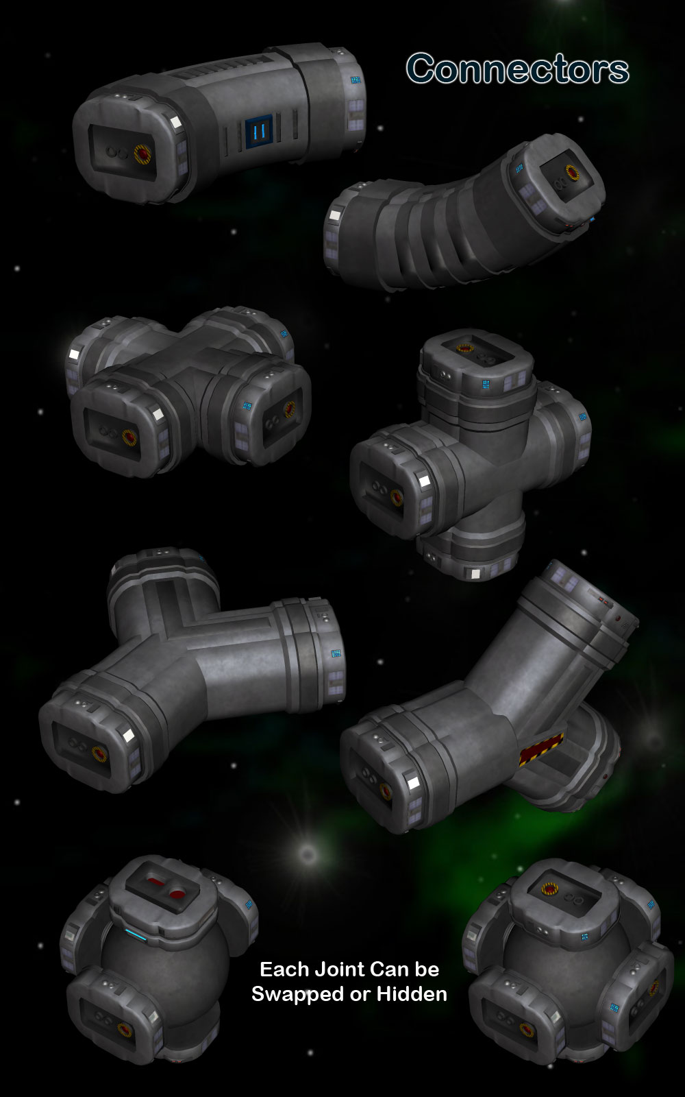 Space Ship Constructor Set 7 by N/A