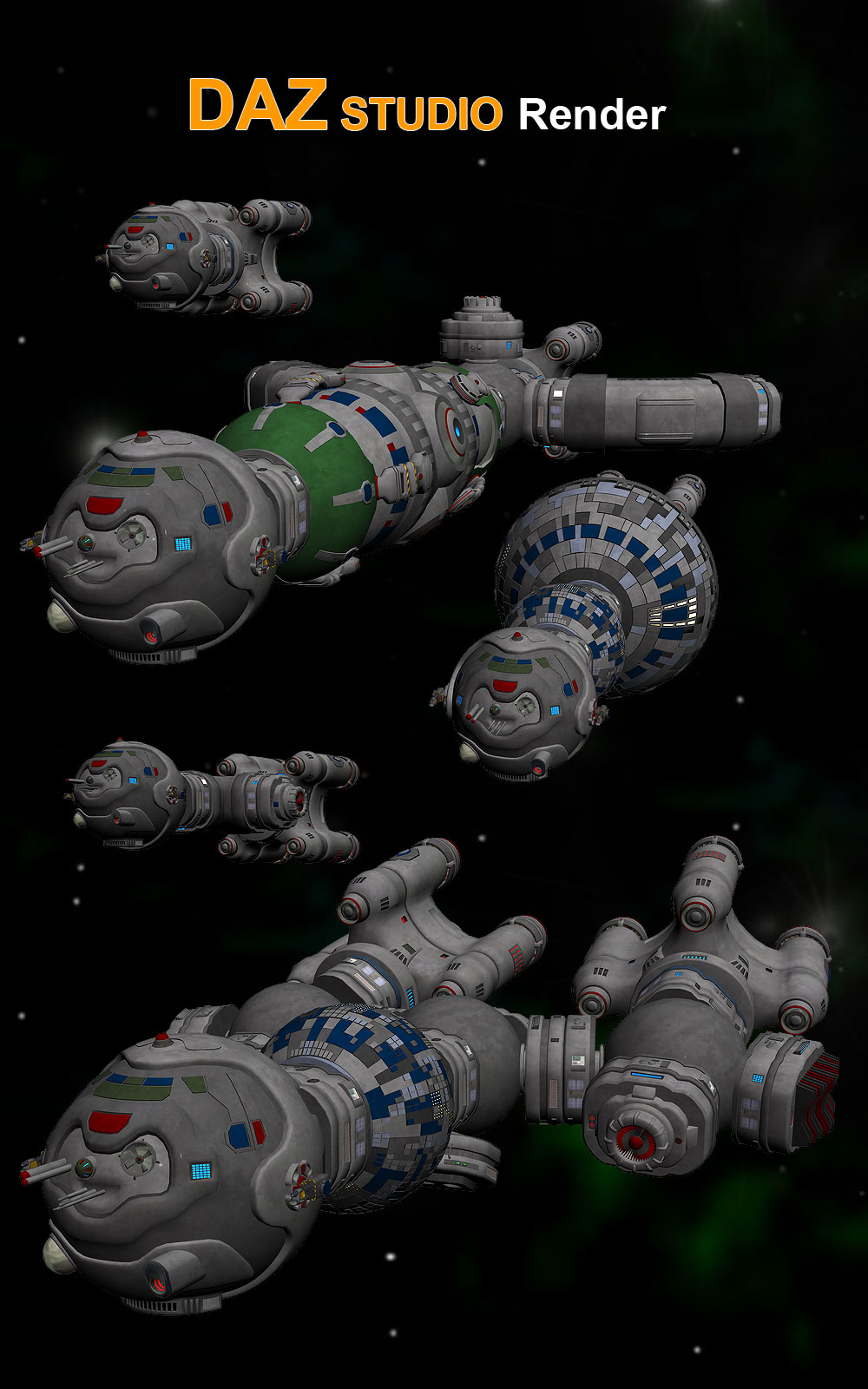Space Ship Constructor Set 7 by N/A