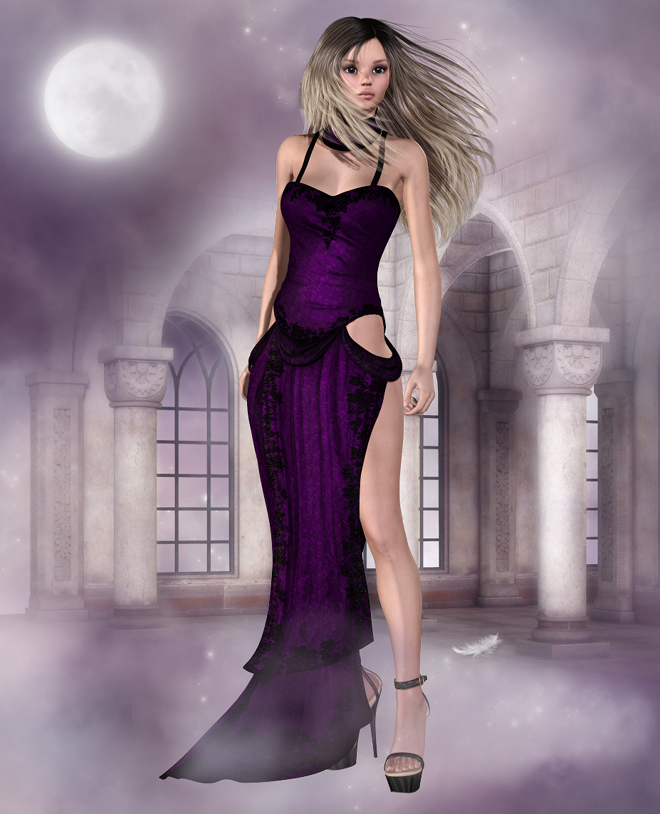 Lady In Red Dress for V4, A4, G4, S4 & Elite by N/A