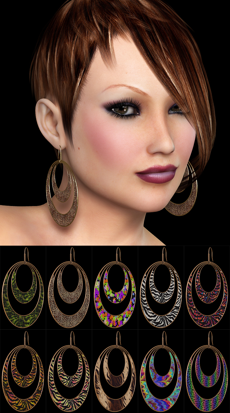 NYC Couture Collection: XL Earrings by N/A