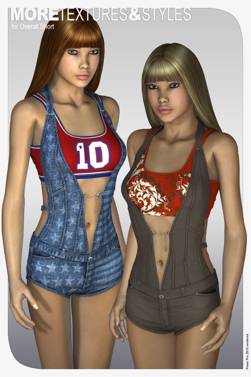 MORE Textures & Styles for Overall Short by N/A