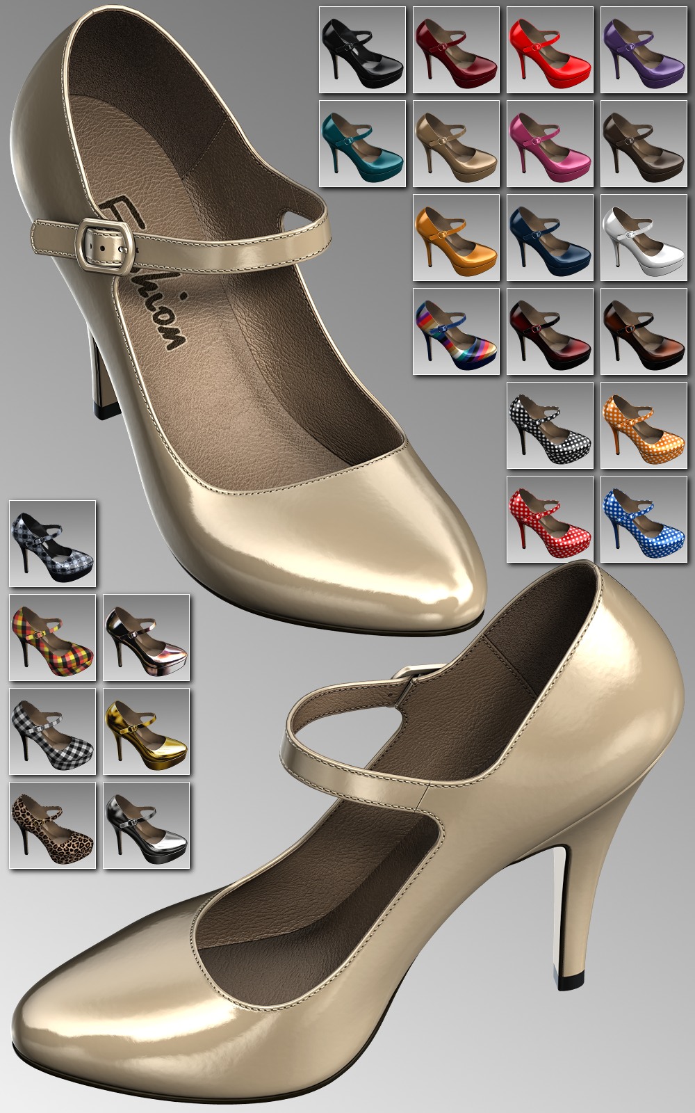 Mary Jane Shoes by N/A