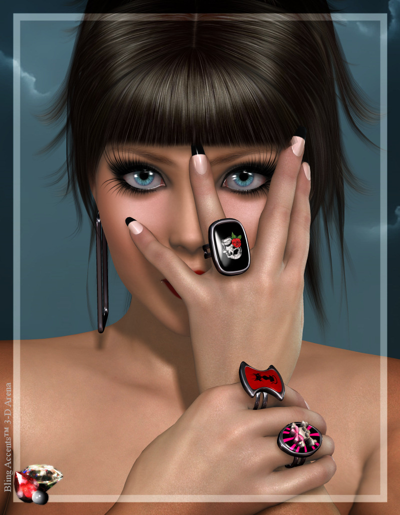 Bling Accents : Big Rings by N/A