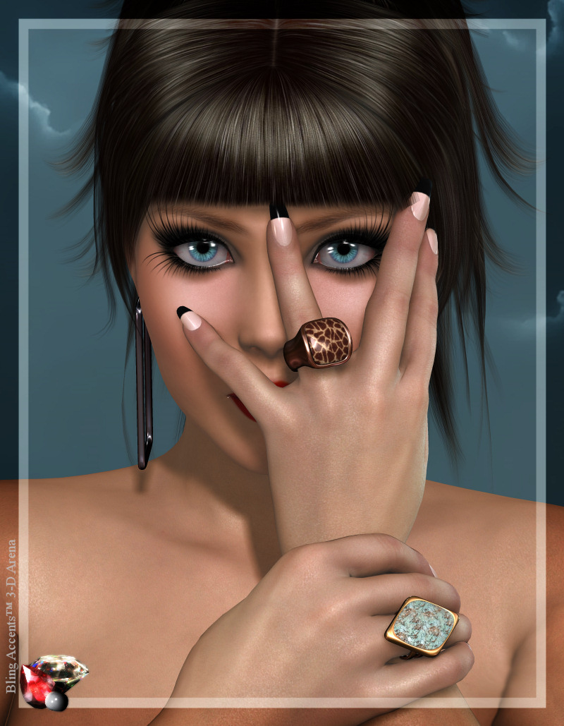 Bling Accents : Big Rings by N/A