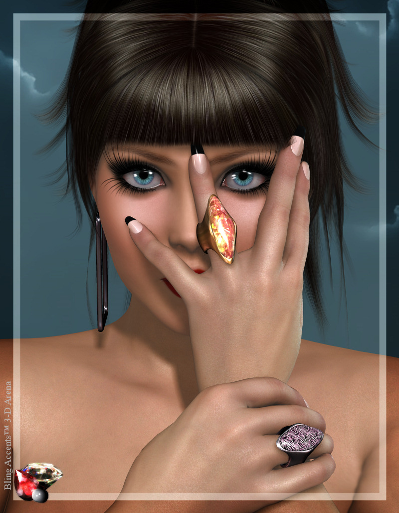 Bling Accents : Big Rings by N/A