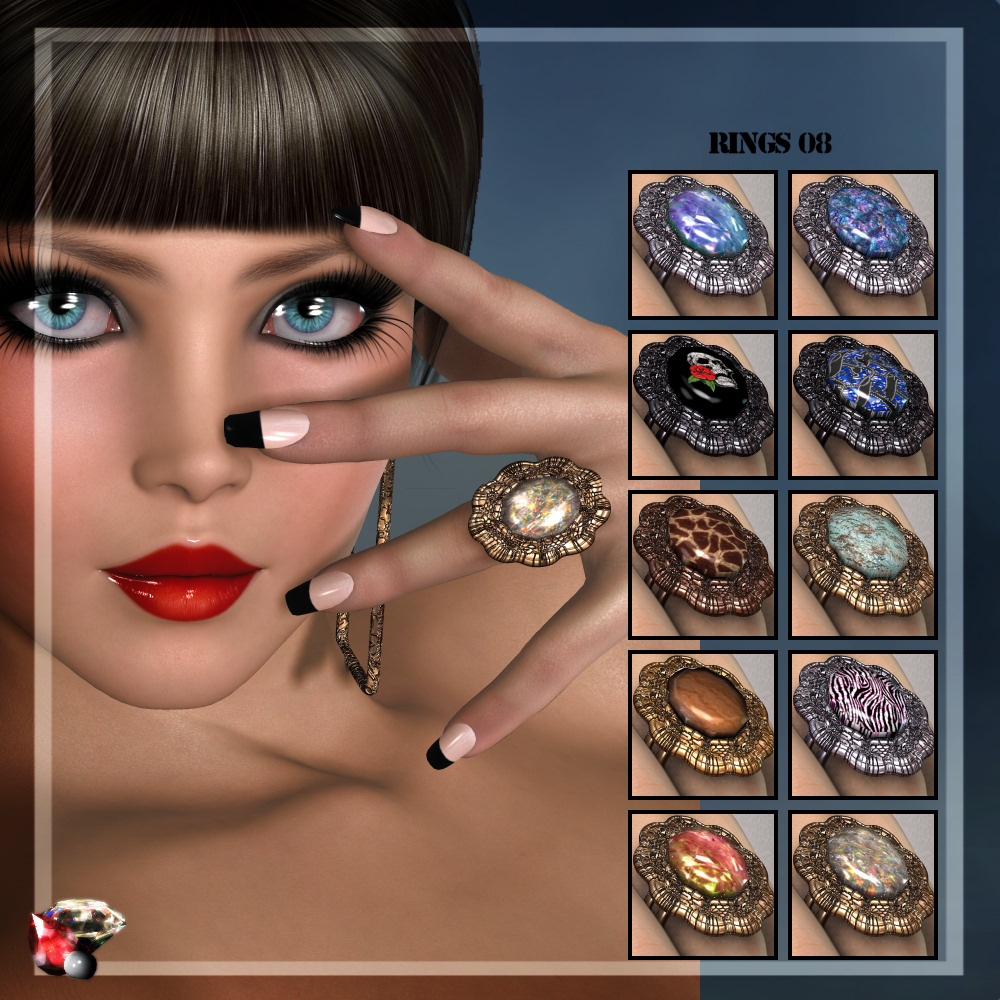 Bling Accents : Big Rings by N/A
