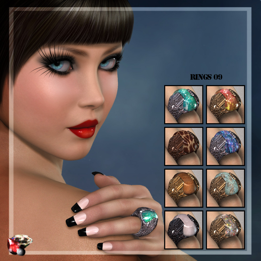 Bling Accents : Big Rings by N/A