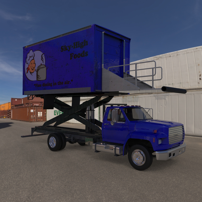 Airport Supply Truck  for Poser by N/A