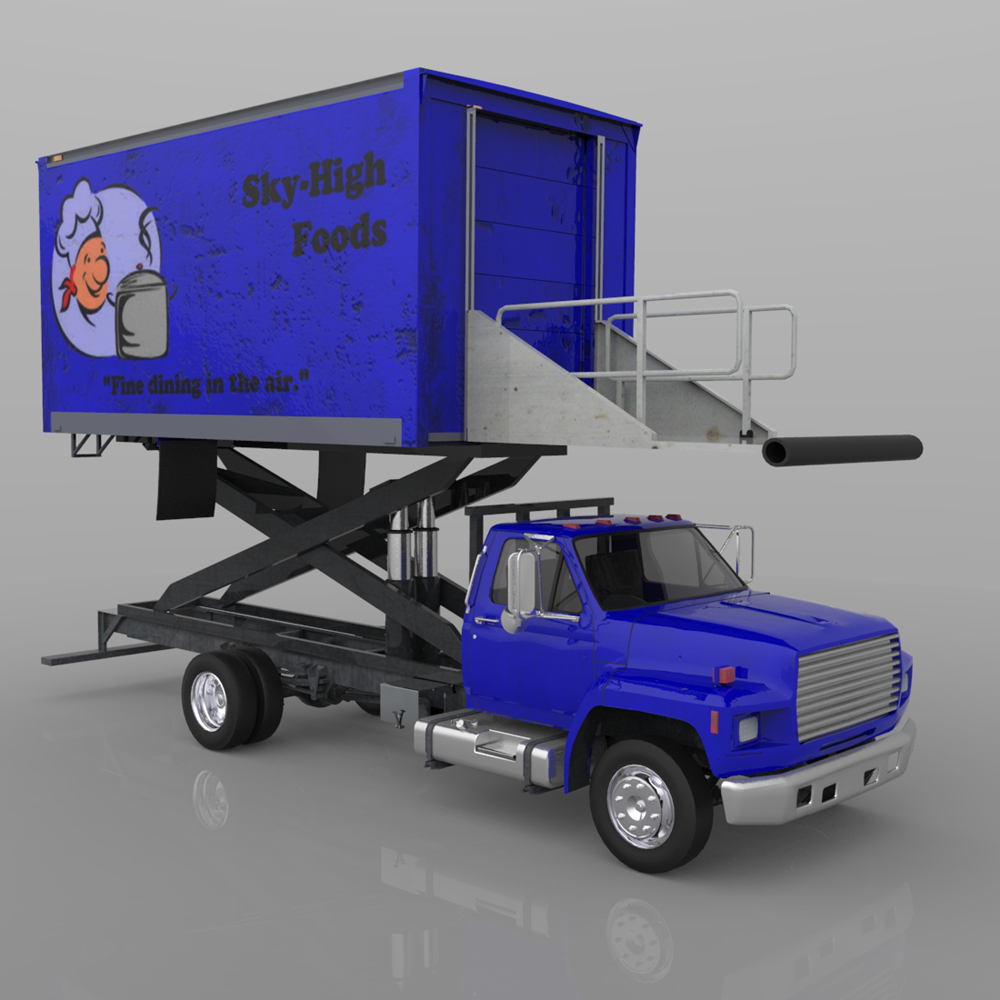 Airport Supply Truck  for Poser by N/A