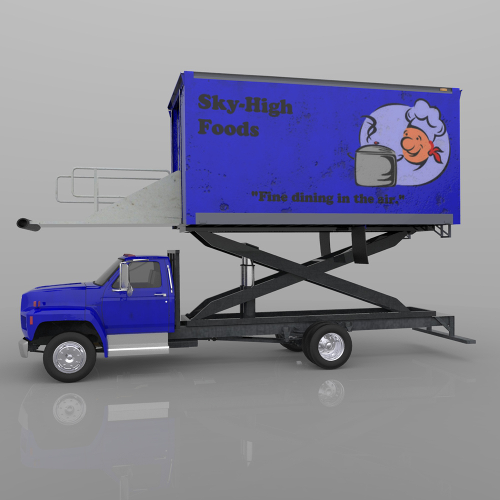 Airport Supply Truck  for Poser by N/A