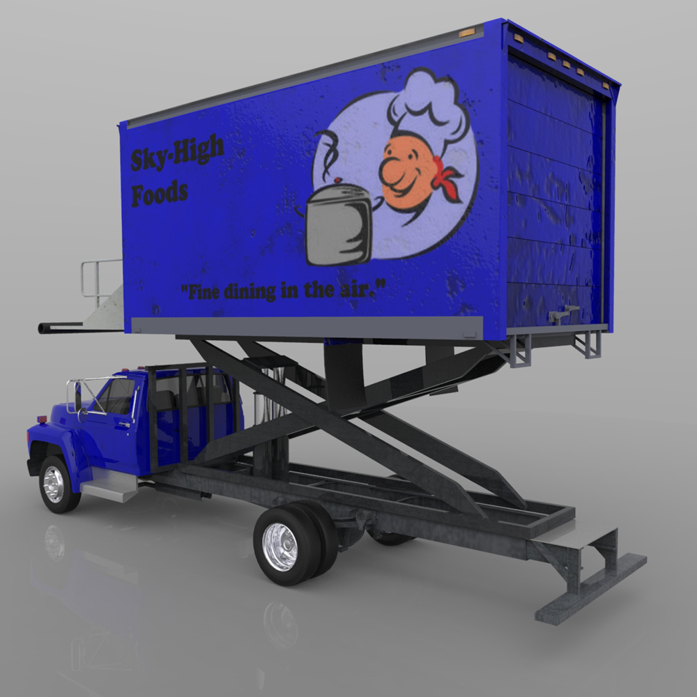 Airport Supply Truck  for Poser by N/A