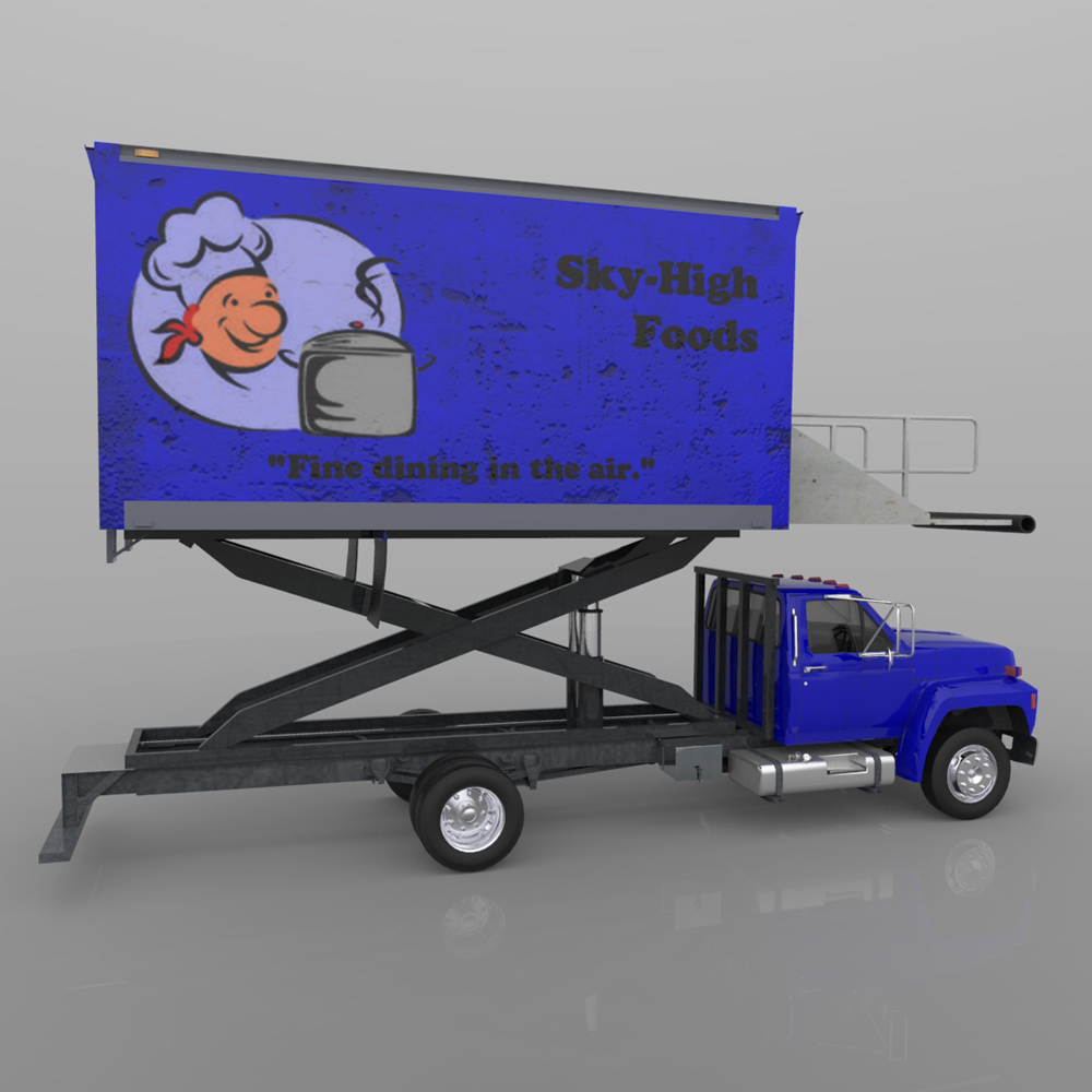 Airport Supply Truck  for Poser by N/A