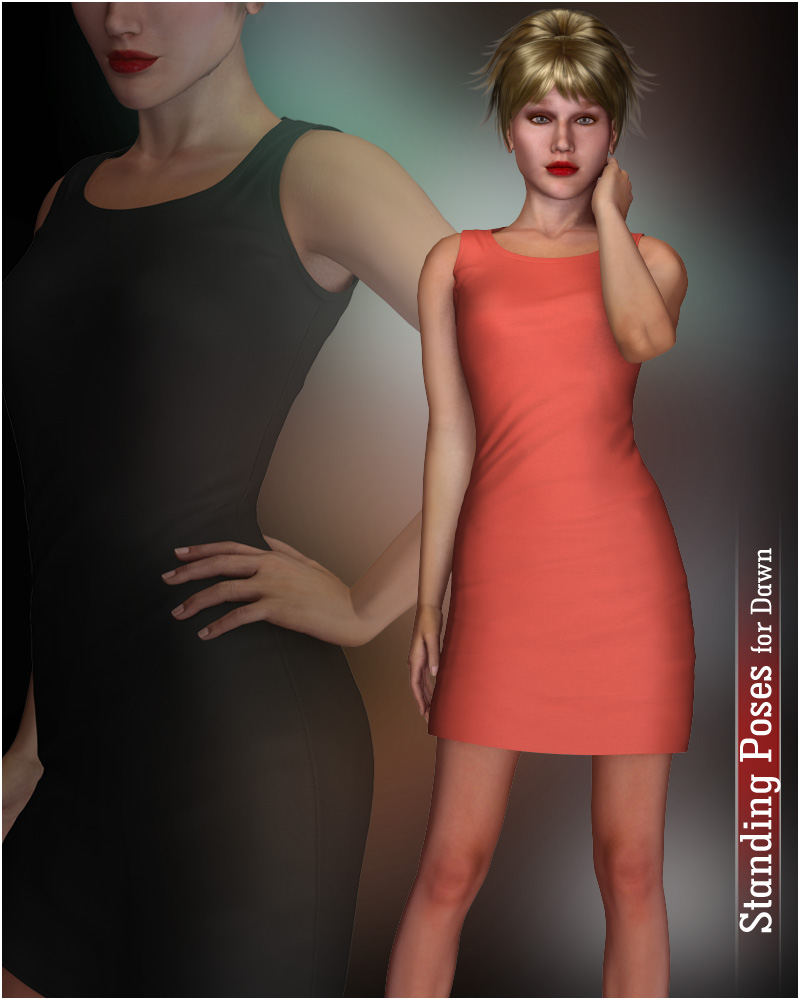 Standing Poses for Dawn by N/A