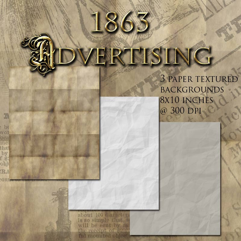 1863 Advertising by N/A