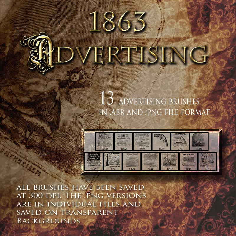 1863 Advertising by N/A