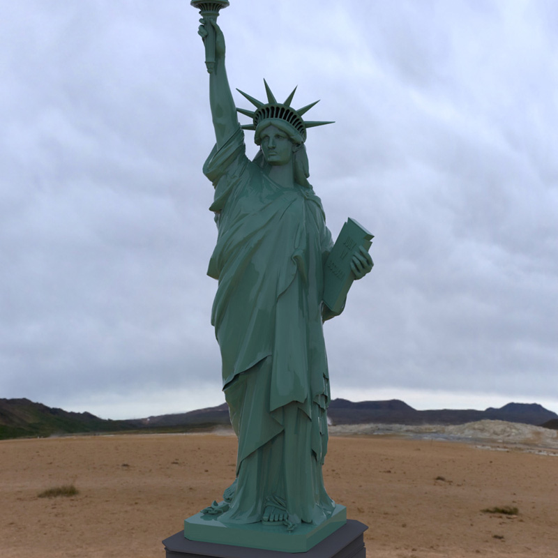 Statue of Liberty (for Wavefront OBJ and Vue) by N/A
