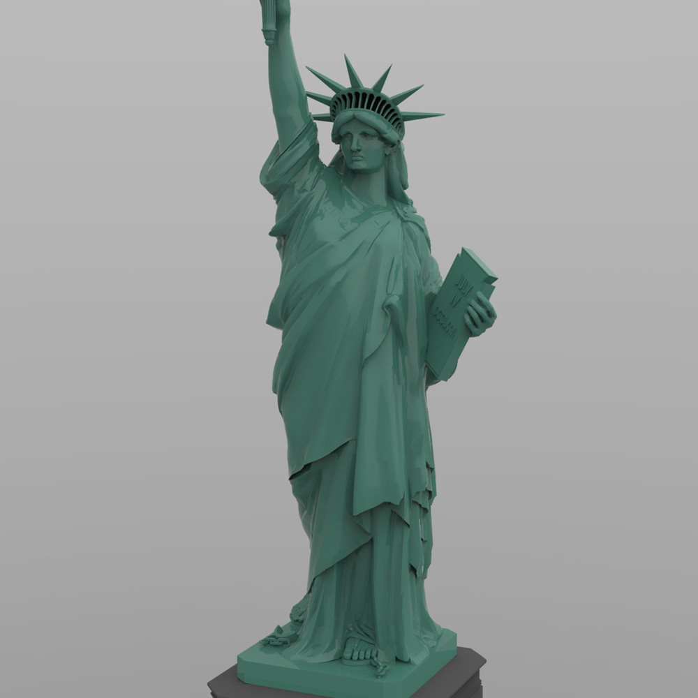Statue of Liberty (for Wavefront OBJ and Vue) by N/A