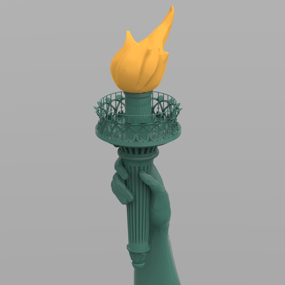 Statue of Liberty (for Wavefront OBJ and Vue) by N/A