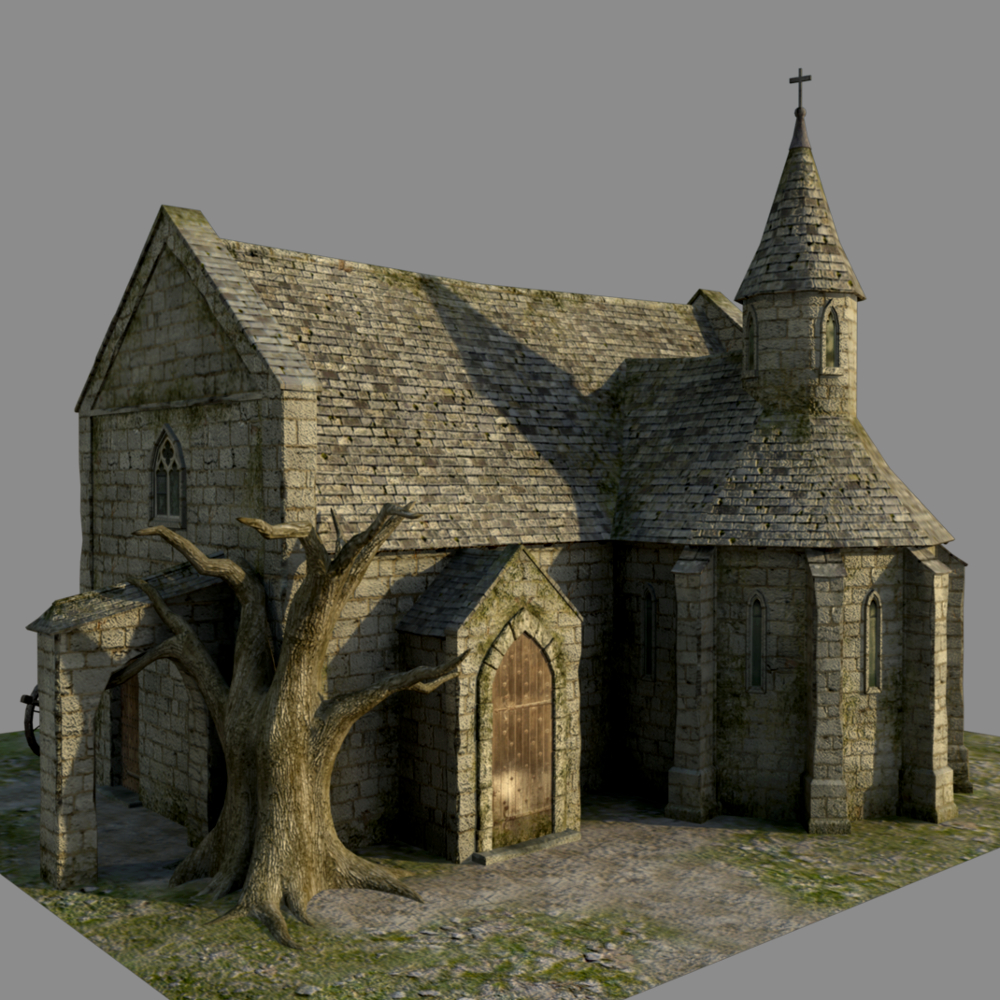 Medieval Church by N/A