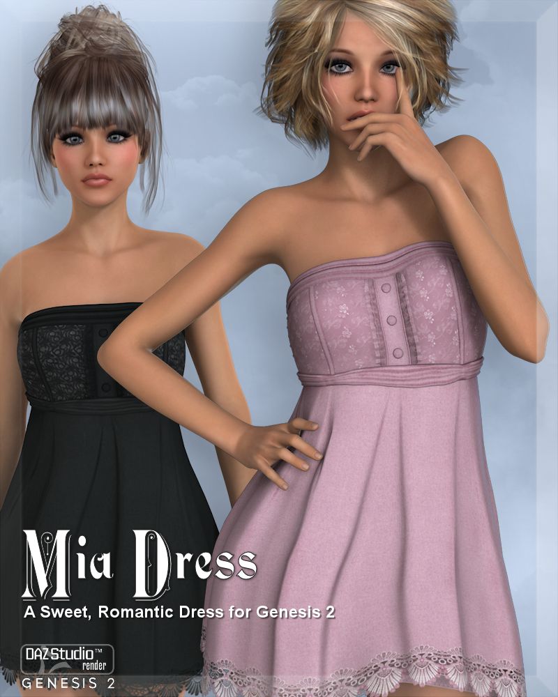 Mia Dress for Genesis 2 Female by N/A