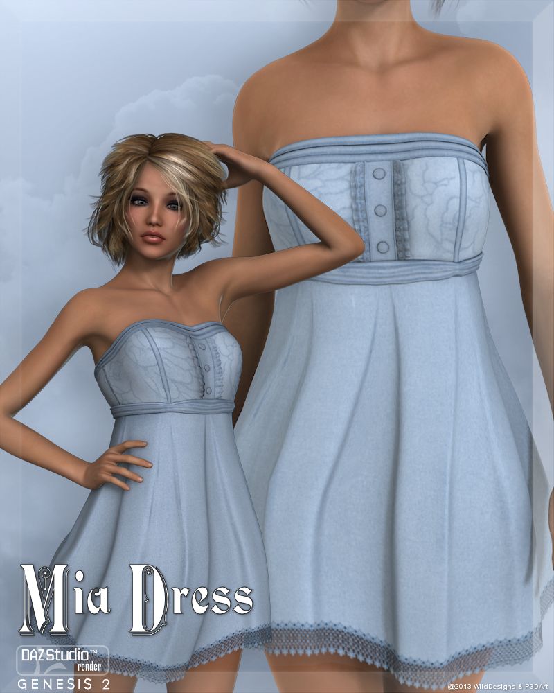 Mia Dress for Genesis 2 Female by N/A