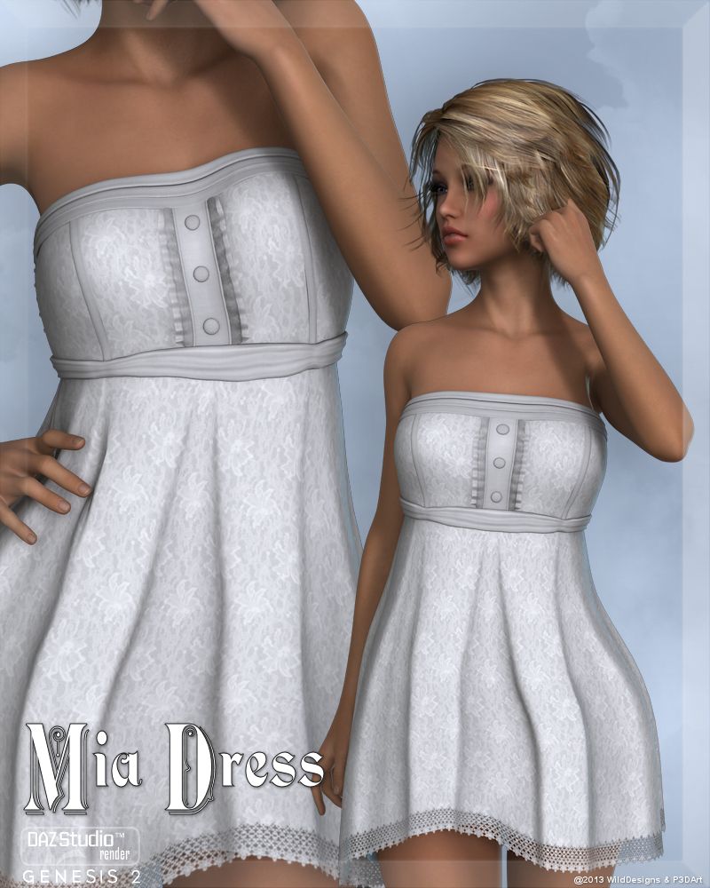 Mia Dress for Genesis 2 Female by N/A