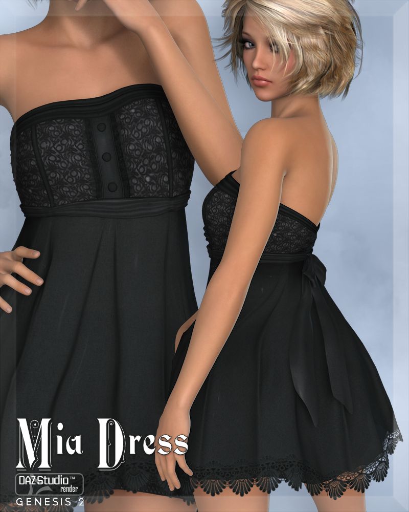 Mia Dress for Genesis 2 Female by N/A
