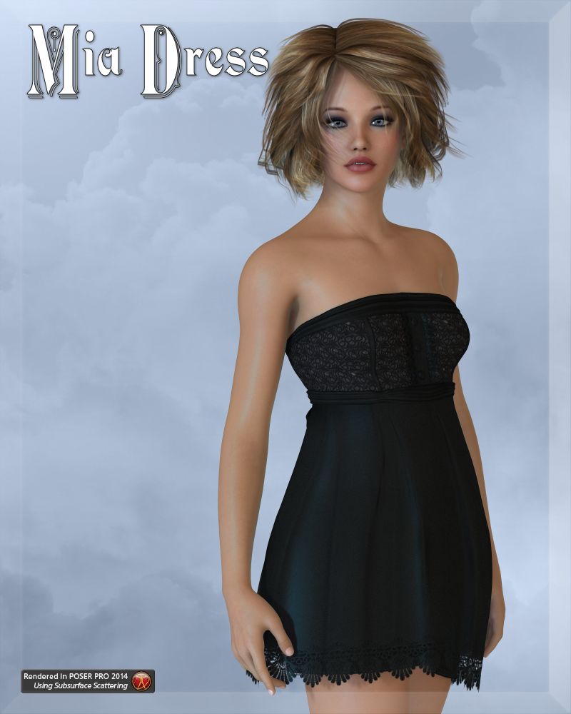Mia Dress for Genesis 2 Female by N/A