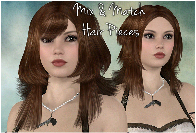 Mix and Match Hair Pieces by N/A