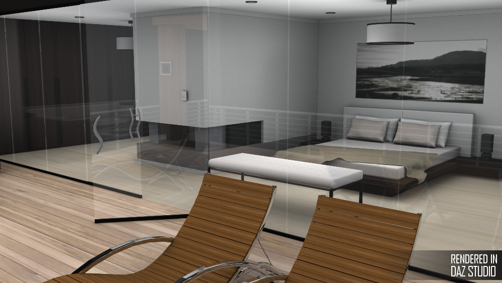 Contemporary Bedroom by N/A