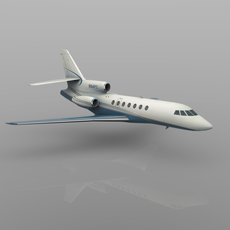 Dassault Falcon 50 (for Wavefront OBJ) by N/A