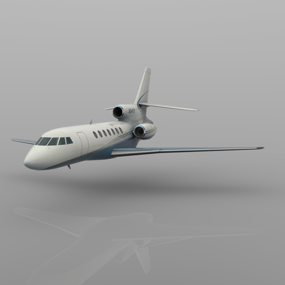 Dassault Falcon 50 (for Wavefront OBJ) by N/A