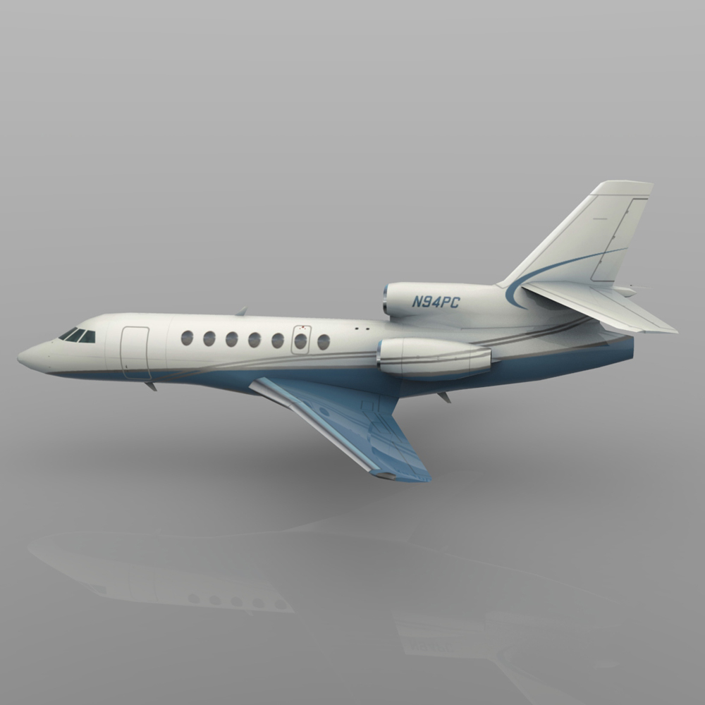 Dassault Falcon 50 (for Wavefront OBJ) by N/A