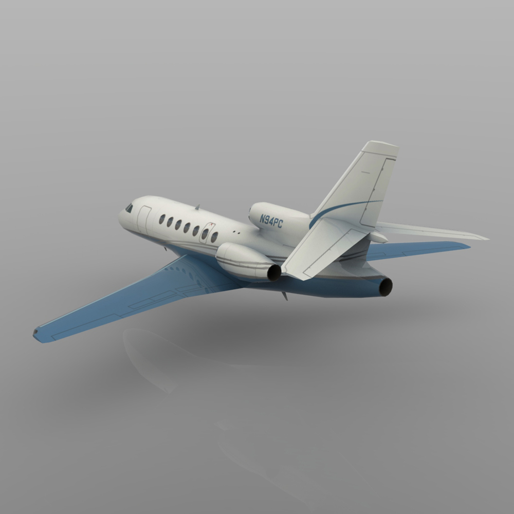 Dassault Falcon 50 (for Wavefront OBJ) by N/A