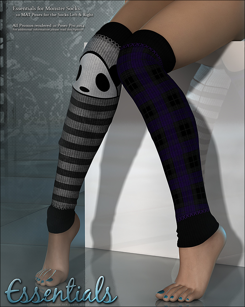 Essentials for Monster Socks by N/A