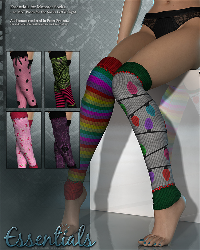 Essentials for Monster Socks by N/A