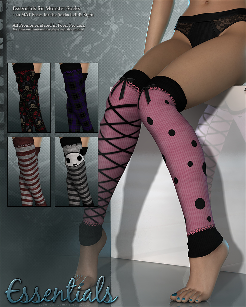 Essentials for Monster Socks by N/A