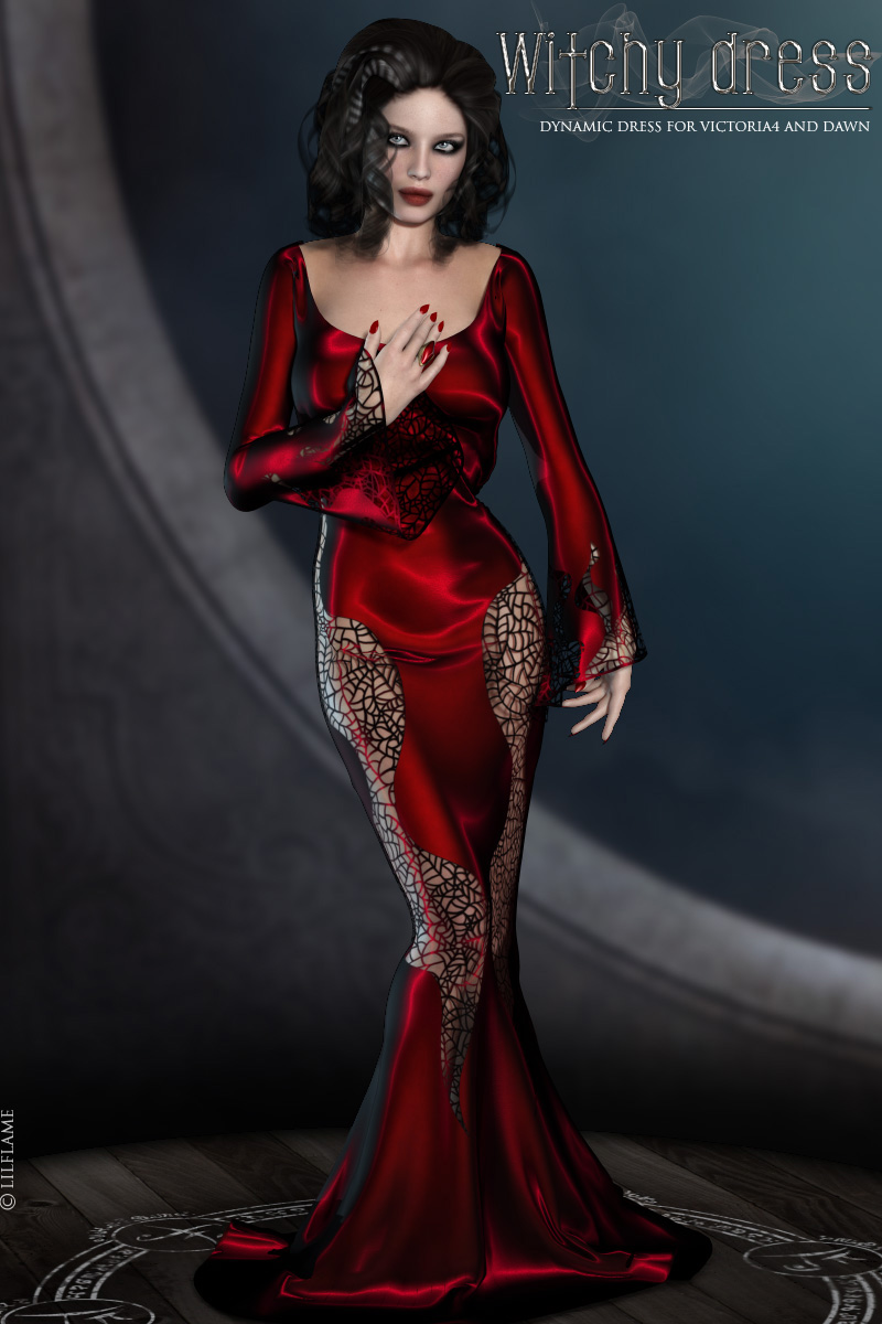 Dynamic Witchy Dress V4/Dawn by N/A