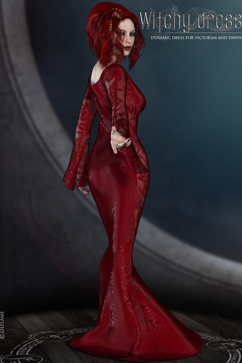 Dynamic Witchy Dress V4/Dawn by N/A