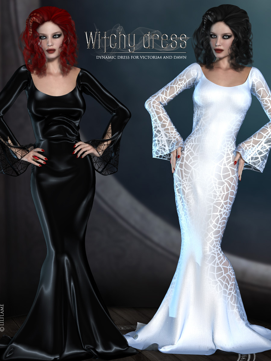 Dynamic Witchy Dress V4/Dawn by N/A