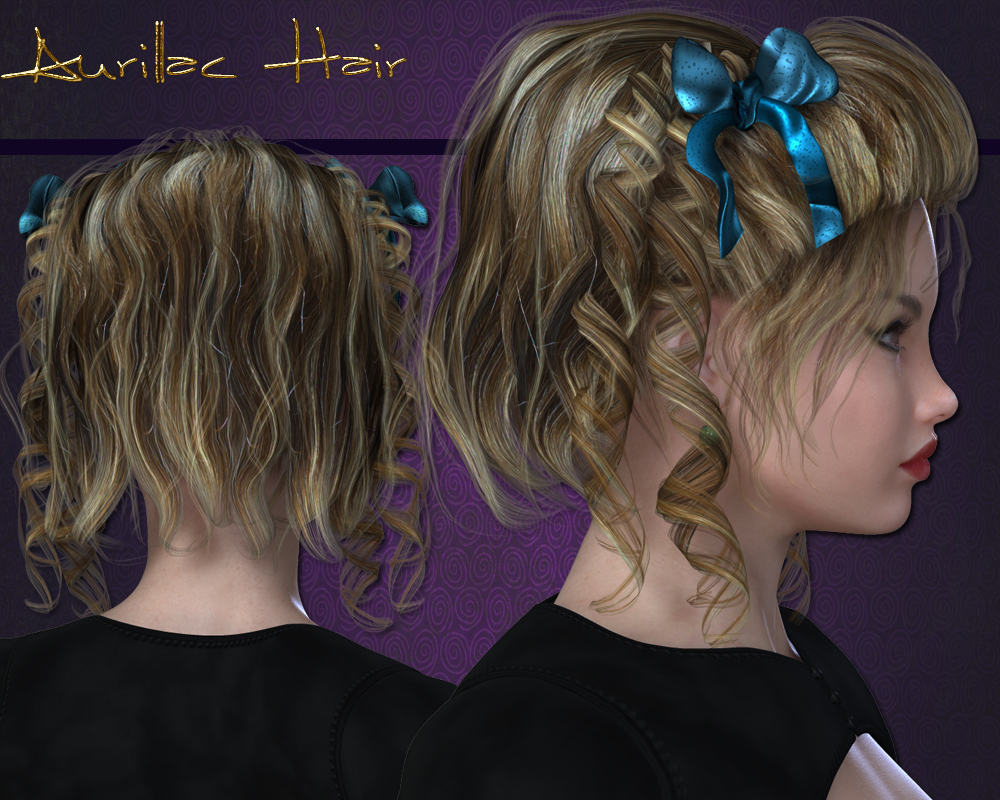 Aurillac Hair for V4 and G1, G2 by N/A