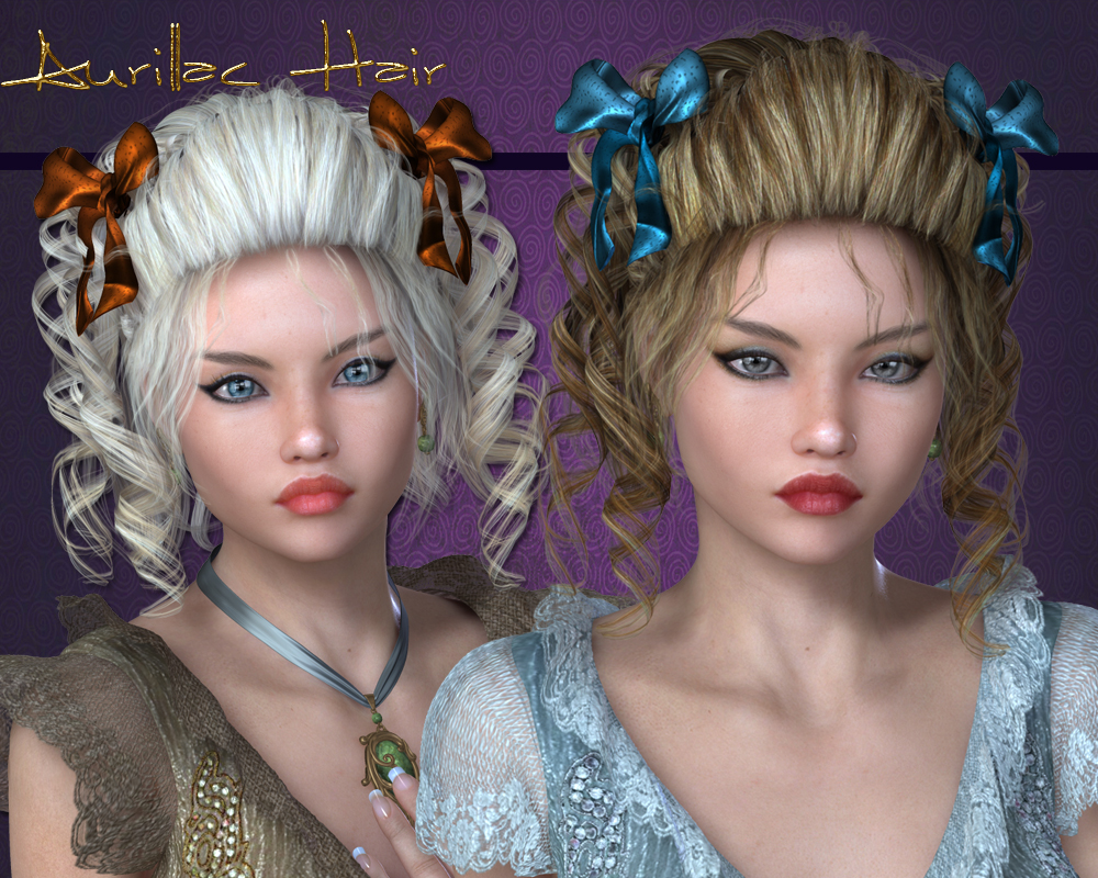 Aurillac Hair for V4 and G1, G2 by N/A