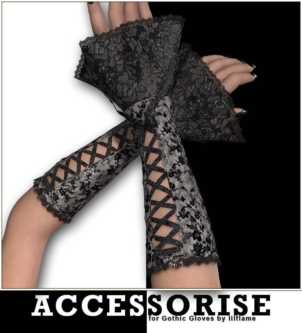 Accessorize 01: Gothic Gloves by N/A