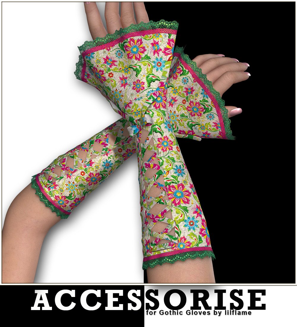 Accessorize 01: Gothic Gloves by N/A